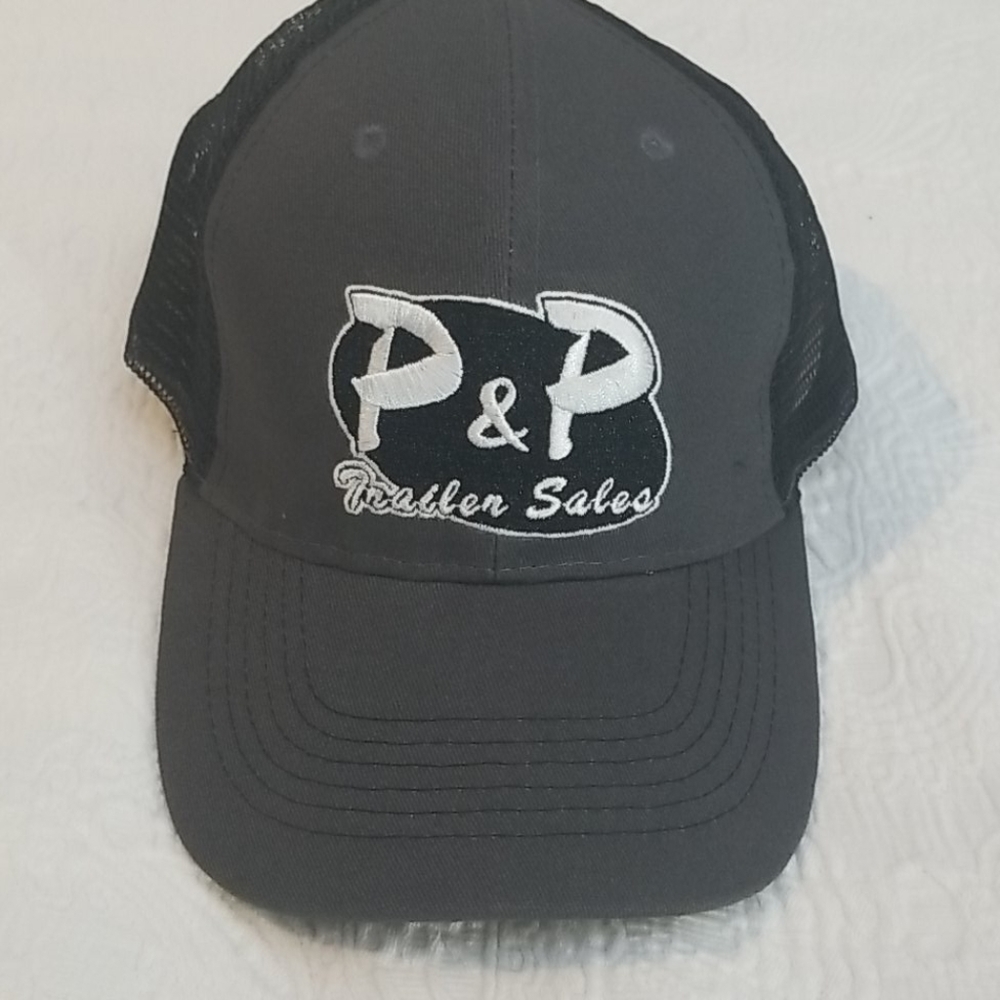 Black trucker hat